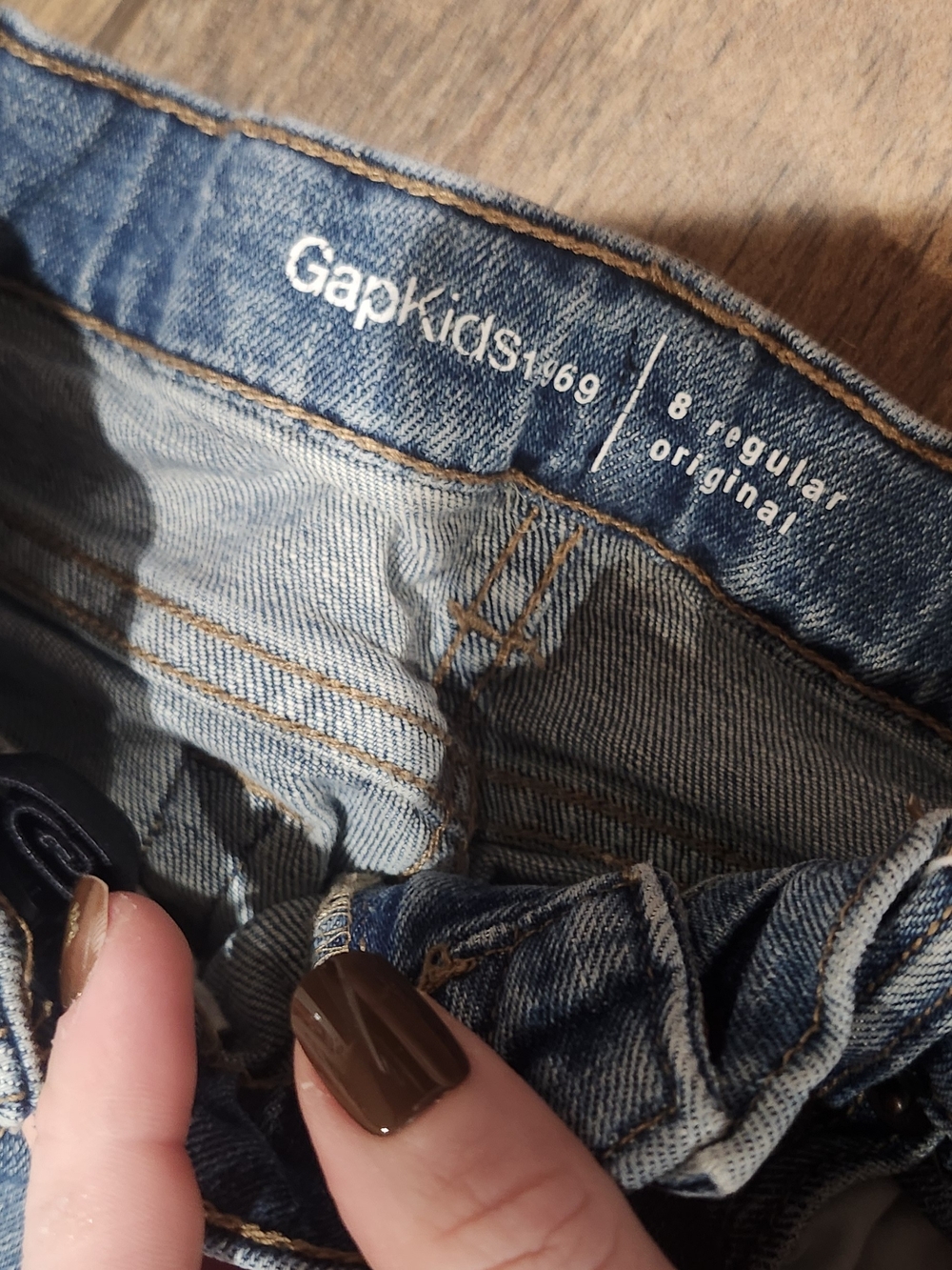 Gap Kids Light Wash Denim Jeans - Blue Size 8